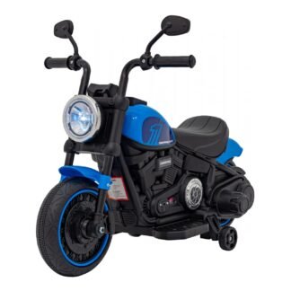 Moto Chopper FASTER 6V eléctrica para niños, azul, 1-4 AÑOS INDA565-RA-AHL008